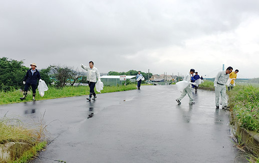 那珂川水系クリーン作戦参加の様子